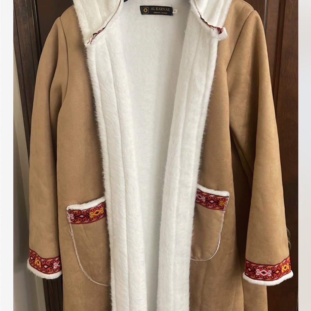 Heavy embroidered winter bisht/coat